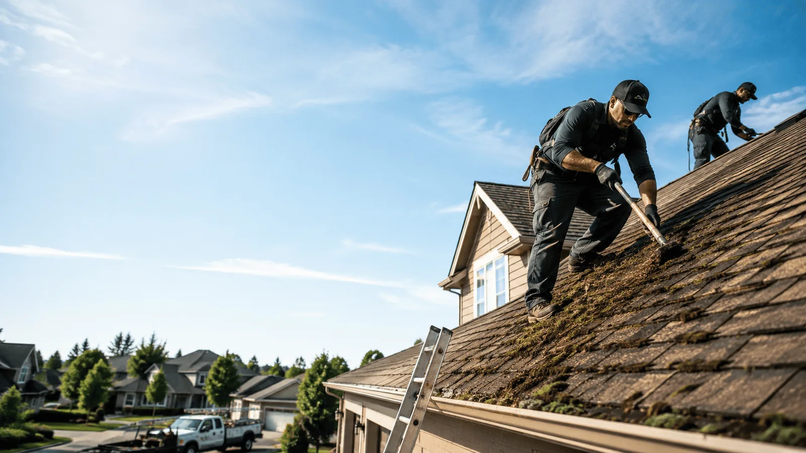 Roof Moss Removal in New Hampshire near me